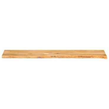 vidaXL Επιφάνεια Τραπεζιού 140x30x3,8cm Live Edge Μασίφ Ξύλο Μάνγκο 1 τεμ.