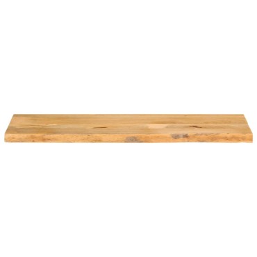 vidaXL Επιφάνεια Τραπεζιού 120x30x3,8cm Live Edge Μασίφ Ξύλο Μάνγκο 1 τεμ.