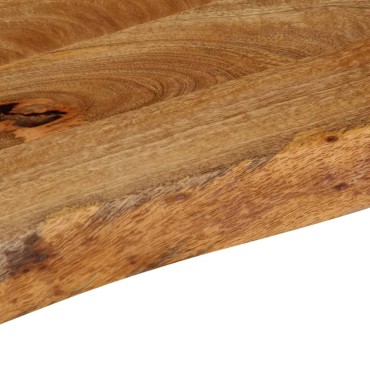 vidaXL Επιφάνεια Τραπεζιού 120x30x3,8cm Live Edge Μασίφ Ξύλο Μάνγκο 1 τεμ.