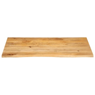 vidaXL Επιφάνεια Τραπεζιού 120x60x2,5cm Live Edge Μασίφ Ξύλο Μάνγκο 1 τεμ.