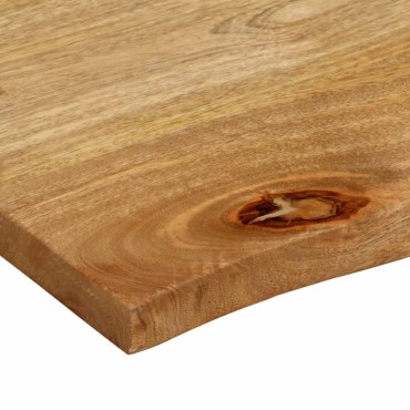 vidaXL Επιφάνεια Τραπεζιού 120x60x2,5cm Live Edge Μασίφ Ξύλο Μάνγκο 1 τεμ.