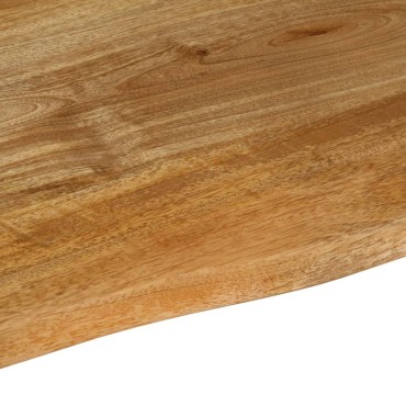 vidaXL Επιφάνεια Τραπεζιού 120x60x2,5cm Live Edge Μασίφ Ξύλο Μάνγκο 1 τεμ.