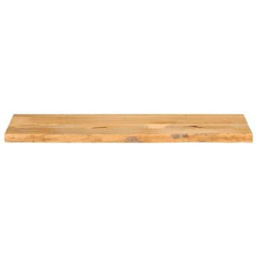 vidaXL Επιφάνεια Τραπεζιού 100x30x3,8cm Live Edge Μασίφ Ξύλο Μάνγκο 1 τεμ.