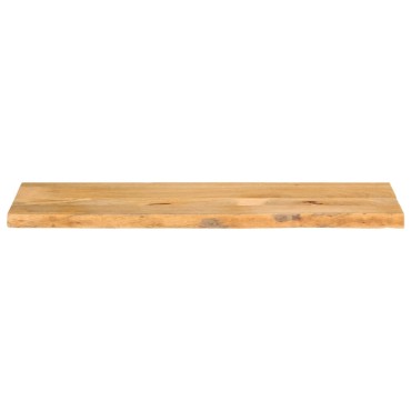 vidaXL Επιφάνεια Τραπεζιού 110x40x2,5cm Live Edge Μασίφ Ξύλο Μάνγκο 1 τεμ.