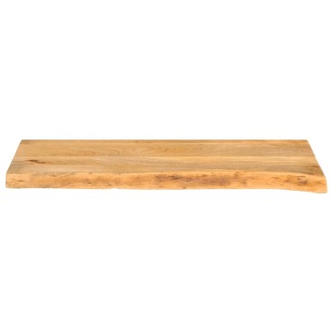 vidaXL Επιφάνεια Τραπεζιού 80x30x2,5cm Live Edge Μασίφ Ξύλο Μάνγκο 1 τεμ.