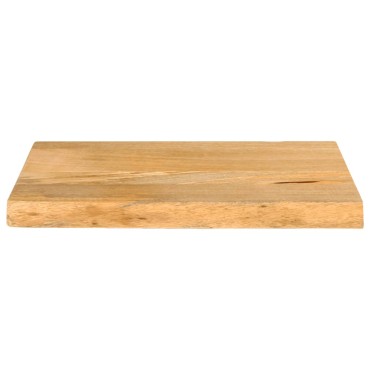 vidaXL Επιφάνεια Τραπεζιού 60x30x2,5cm Live Edge Μασίφ Ξύλο Μάνγκο 1 τεμ.