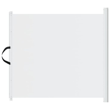 vidaXL Πόρτα για Κατοικίδια Ανασυρόμενη Λευκό 117,5x125 εκ.