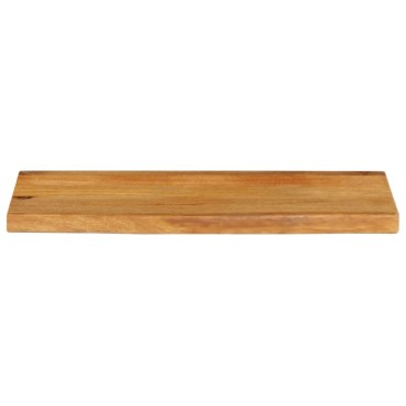 vidaXL Επιφάνεια Τραπεζιού 90x20x2,5cm Live Edge Μασίφ Ξύλο Μάνγκο 1 τεμ.