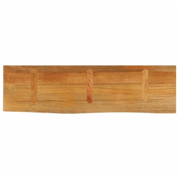 vidaXL Επιφάνεια Τραπεζιού 110x30x2,5cm Live Edge Μασίφ Ξύλο Μάνγκο 1 τεμ.