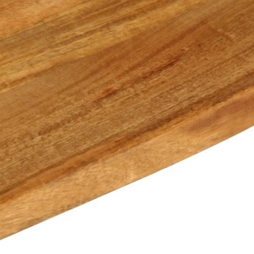 vidaXL Επιφάνεια Τραπεζιού 110x30x2,5cm Live Edge Μασίφ Ξύλο Μάνγκο 1 τεμ.