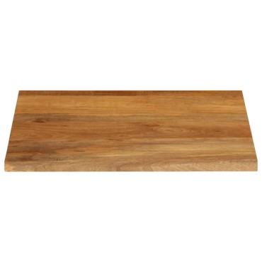 vidaXL Επιφάνεια Τραπεζιού 40x40x2,5cm Live Edge Μασίφ Ξύλο Μάνγκο 1 τεμ.