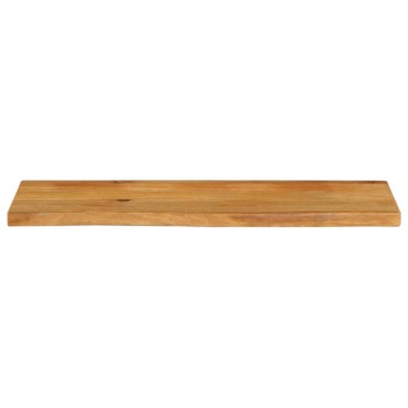 vidaXL Επιφάνεια Τραπεζιού 110x40x2,5cm Live Edge Μασίφ Ξύλο Μάνγκο 1 τεμ.