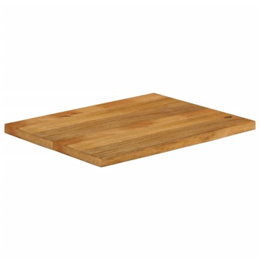 vidaXL Επιφάνεια Τραπεζιού 80x60x2,5cm Live Edge Μασίφ Ξύλο Μάνγκο 1 τεμ.