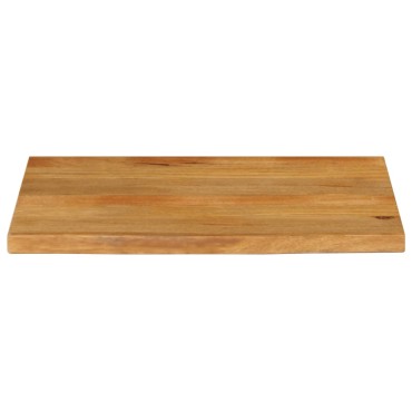 vidaXL Επιφάνεια Τραπεζιού 80x60x2,5cm Live Edge Μασίφ Ξύλο Μάνγκο 1 τεμ.