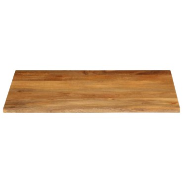 vidaXL Επιφάνεια Τραπεζιού 90x80x2,5cm Live Edge Μασίφ Ξύλο Μάνγκο 1 τεμ.