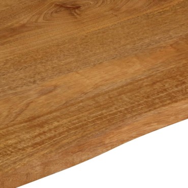 vidaXL Επιφάνεια Τραπεζιού 110x80x2,5cm Live Edge Μασίφ Ξύλο Μάνγκο 1 τεμ.