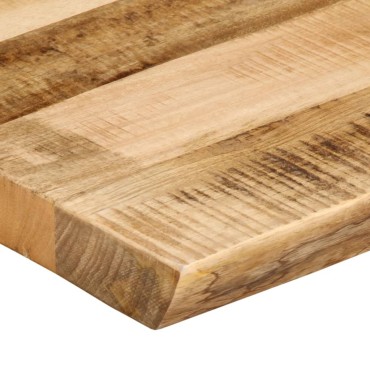 vidaXL Επιφάνεια Τραπεζιού 80x40x2,5cm Live Edge Μασίφ Ξύλο Μάνγκο 1 τεμ.