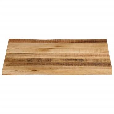 vidaXL Επιφάνεια Τραπεζιού 60x60x2,5cm Live Edge Μασίφ Ξύλο Μάνγκο 1 τεμ.