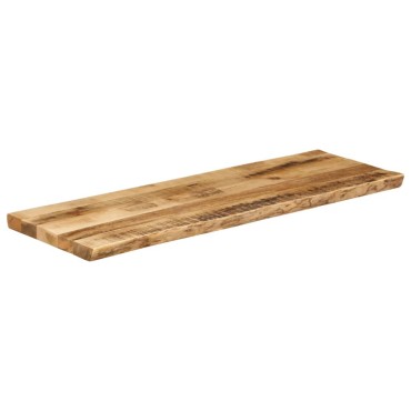 vidaXL Επιφάνεια Τραπεζιού 140x40x3,8cm Live Edge Μασίφ Ξύλο Μάνγκο 1 τεμ.