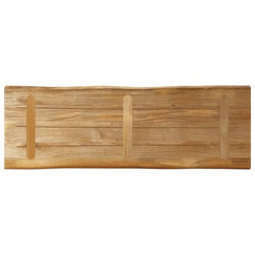 vidaXL Επιφάνεια Τραπεζιού 140x40x3,8cm Live Edge Μασίφ Ξύλο Μάνγκο 1 τεμ.