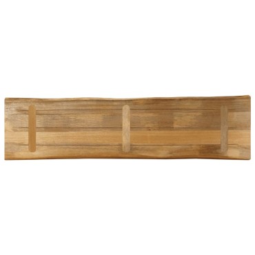 vidaXL Επιφάνεια Τραπεζιού 160x40x2,5cm Live Edge Μασίφ Ξύλο Μάνγκο 1 τεμ.