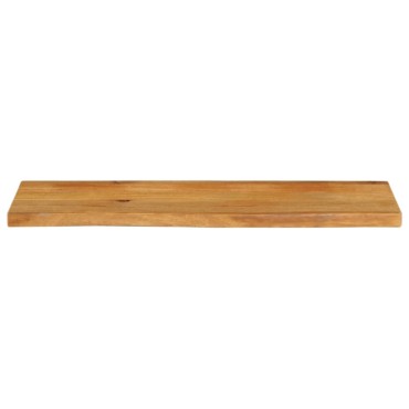 vidaXL Επιφάνεια Τραπεζιού 120x20x2,5cm Live Edge Μασίφ Ξύλο Μάνγκο 1 τεμ.