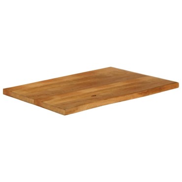 vidaXL Επιφάνεια Τραπεζιού 110x60x2,5cm Live Edge Μασίφ Ξύλο Μάνγκο 1 τεμ.