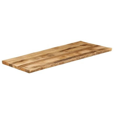 vidaXL Επιφάνεια Τραπεζιού 140x60x3,8cm Live Edge Μασίφ Ξύλο Μάνγκο 1 τεμ.