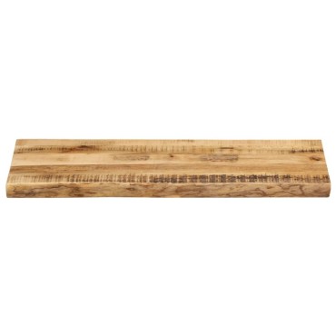 vidaXL Επιφάνεια Τραπεζιού 100x40x2,5cm Live Edge Μασίφ Ξύλο Μάνγκο 1 τεμ.