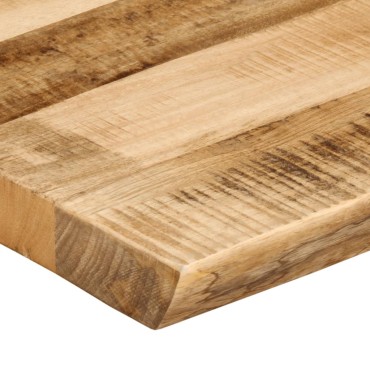 vidaXL Επιφάνεια Τραπεζιού 100x40x2,5cm Live Edge Μασίφ Ξύλο Μάνγκο 1 τεμ.