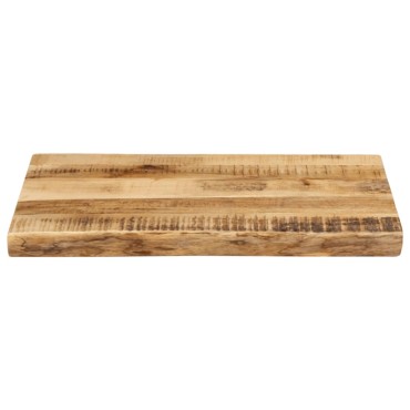 vidaXL Επιφάνεια Τραπεζιού 70x40x3,8cm Live Edge Μασίφ Ξύλο Μάνγκο 1 τεμ.