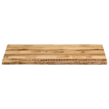 vidaXL Επιφάνεια Τραπεζιού 110x60x3,8cm Live Edge Μασίφ Ξύλο Μάνγκο 1 τεμ.