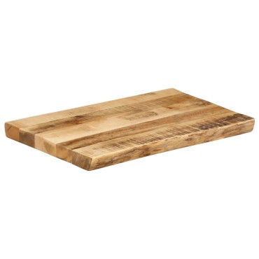 vidaXL Επιφάνεια Τραπεζιού 70x40x2,5cm Live Edge Μασίφ Ξύλο Μάνγκο 1 τεμ.