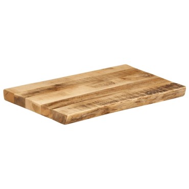 vidaXL Επιφάνεια Τραπεζιού 50x40x2,5cm Live Edge Μασίφ Ξύλο Μάνγκο 1 τεμ.