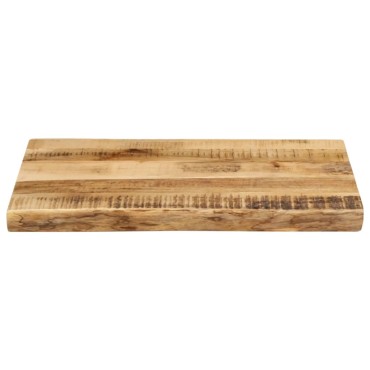 vidaXL Επιφάνεια Τραπεζιού 50x40x2,5cm Live Edge Μασίφ Ξύλο Μάνγκο 1 τεμ.