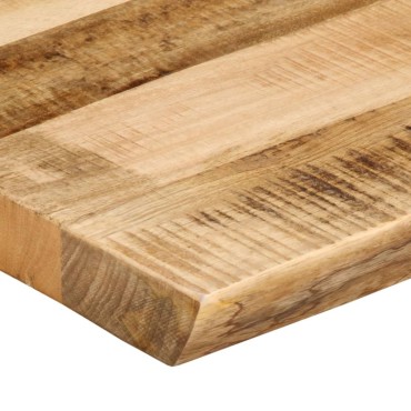 vidaXL Επιφάνεια Τραπεζιού 90x40x3,8cm Live Edge Μασίφ Ξύλο Μάνγκο 1 τεμ.