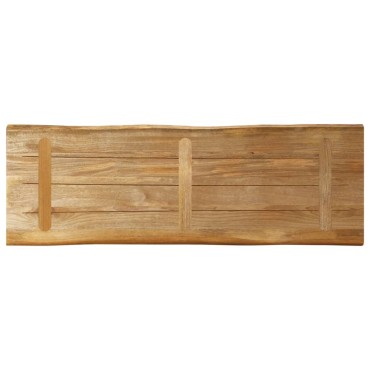 vidaXL Επιφάνεια Τραπεζιού 120x40x2,5cm Live Edge Μασίφ Ξύλο Μάνγκο 1 τεμ.