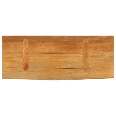 vidaXL Επιφάνεια Τραπεζιού 70x40x2,5cm Live Edge Μασίφ Ξύλο Μάνγκο 1 τεμ.