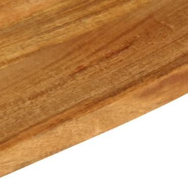 vidaXL Επιφάνεια Τραπεζιού 110x40x3,8cm Live Edge Μασίφ Ξύλο Μάνγκο 1 τεμ.