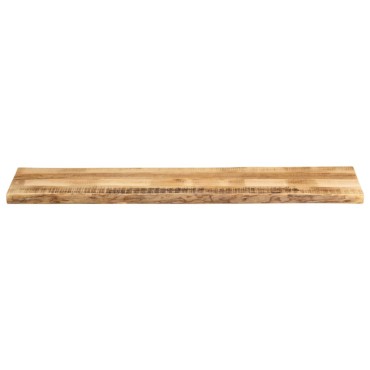 vidaXL Επιφάνεια Τραπεζιού 180x40x2,5cm Live Edge Μασίφ Ξύλο Μάνγκο 1 τεμ.