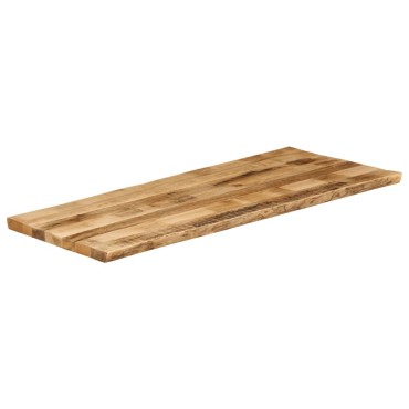 vidaXL Επιφάνεια Τραπεζιού 140x60x2,5cm Live Edge Μασίφ Ξύλο Μάνγκο 1 τεμ.