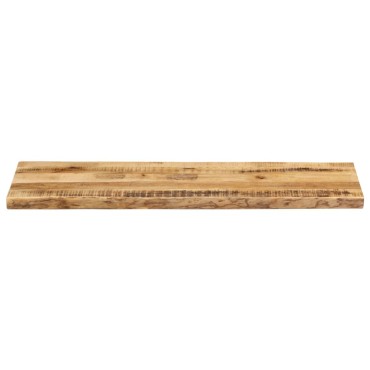 vidaXL Επιφάνεια Τραπεζιού 140x40x2,5cm Live Edge Μασίφ Ξύλο Μάνγκο 1 τεμ.