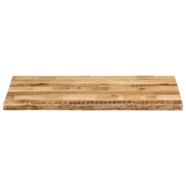 vidaXL Επιφάνεια Τραπεζιού 100x60x3,8cm Live Edge Μασίφ Ξύλο Μάνγκο 1 τεμ.