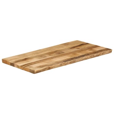 vidaXL Επιφάνεια Τραπεζιού 120x60x3,8cm Live Edge Μασίφ Ξύλο Μάνγκο 1 τεμ.