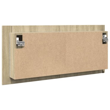 vidaXL Καθρέφτης Ντουλάπι Sonoma Δρυς 100x12x45cm Επεξ. Ξύλο 1 τεμ.