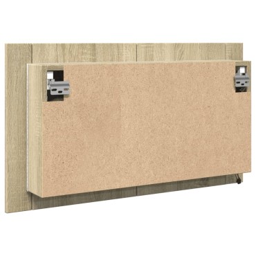 vidaXL Καθρέφτης Ντουλάπι Sonoma Δρυς 80x12x45cm Επεξ. Ξύλο 1 τεμ.