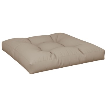 vidaXL Μαξιλάρι Καναπέ Παλέτας Taupe 70 x 70 x 12 εκ.