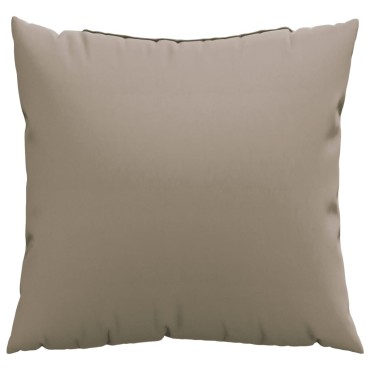 vidaXL Μαξιλάρια Καναπέ 4 τεμ. Taupe 40 x 40 εκ. Υφασμάτινα