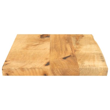 vidaXL Επιφάνεια Τραπεζιού 40x30x2,5cm Live Edge Μασίφ Ξύλο Μάνγκο 1 τεμ.