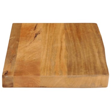 vidaXL Επιφάνεια Τραπεζιού 50x40x3,8cm Live Edge Μασίφ Ξύλο Μάνγκο 1 τεμ.